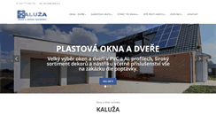 Desktop Screenshot of kaluza.cz