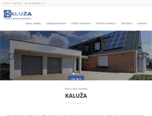 Tablet Screenshot of kaluza.cz